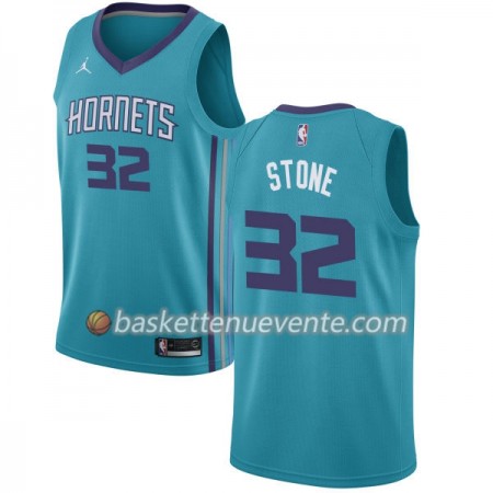 Maillot Basket Charlotte Hornets Julyan Stone 32 Nike 2017-18 Teal Swingman - Homme